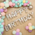 Pastel Bliss Birthday Balloon Arch Decoration - Image 3