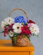 Fiesta Lavender Flower Basket
