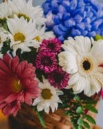 Fiesta Lavender Flower Basket - Image 3