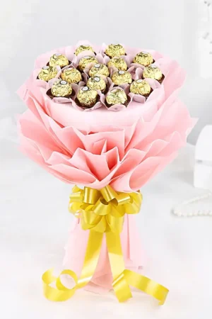 Gold Ferrero Chocolate Bouquet