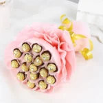 Gold Ferrero Chocolate Bouquet - Image 2