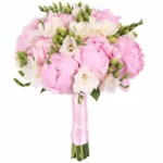 Freesias and Peonies Bridal Bouquet