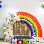 Rainbow Birthday Wonderland Setup