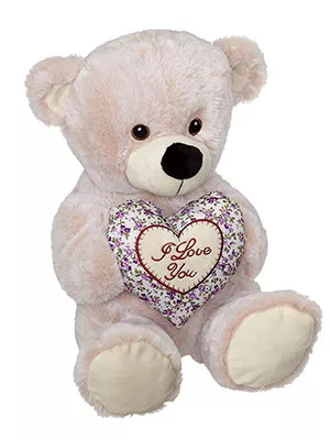 11" Pink With Heart