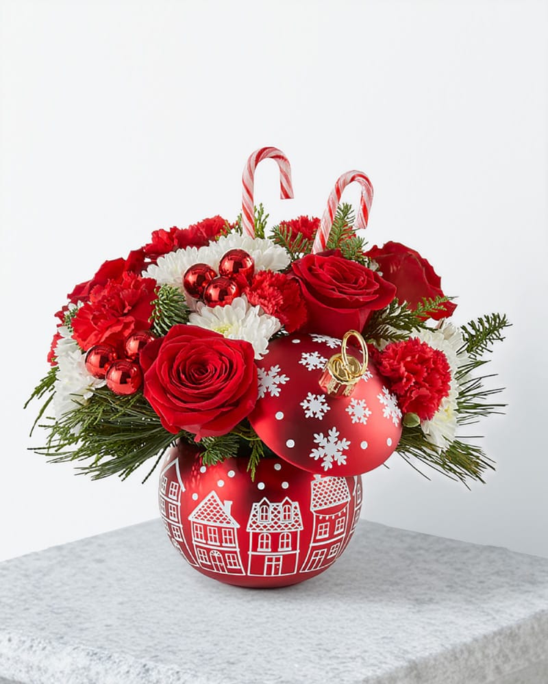 Joyful Spirit Ornament Centerpieces