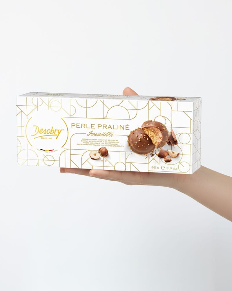 Perle Praline Milk Chocolate Cookies