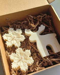 Reindeer Harmony Trio Candle