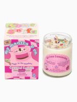 Divine Feminine Crystal Soy Candle Silk, Peach, Rose Water & Lavender making-dream