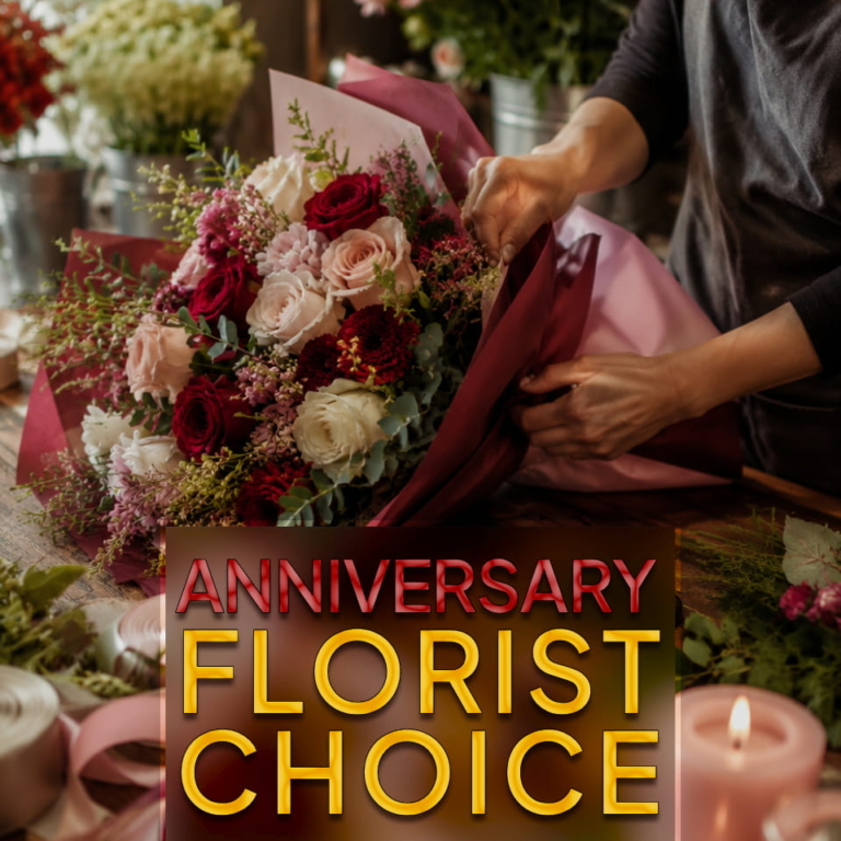 Florist choice anniversary flower arrangement same day delivery in vaughan and the gta