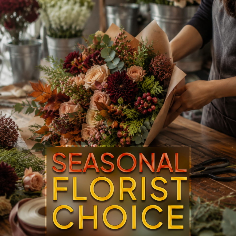Florist choice seasonal flower arrangement same day delivery in vaughan and the gta