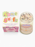 Gratitude Crystal Candle - Honey Cake, Vanilla Fluff & Sugared Maple Vegan Soy Candle making-dream