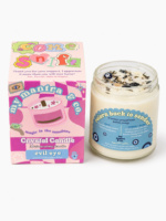 Return Back to Sender Evil Eye Crystal Candle - Rosemary, Mint, Tonka Bean & Eucalyptus Soy Candle making-dream