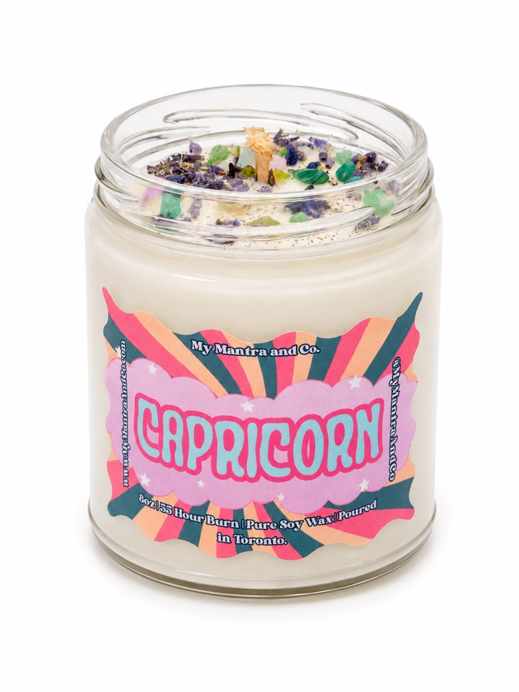 Capricorn Zodiac Candle in vaughan