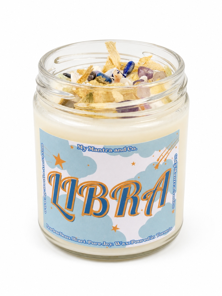 Libra Zodiac Candle in vaughan and gta