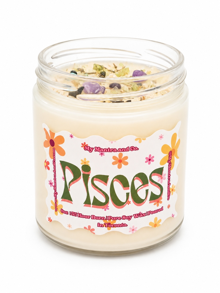 Pisces Zodiac Candle in vaughan