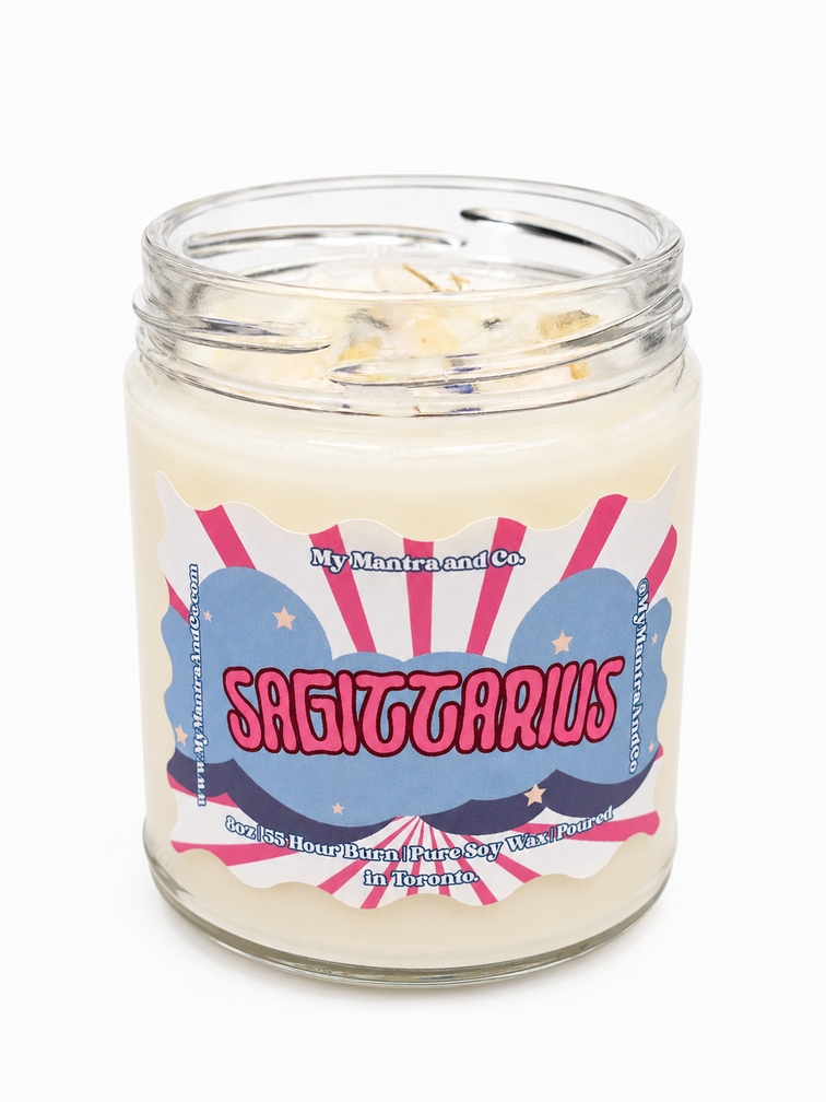 Sagittarius Zodiac Candle in vaughan