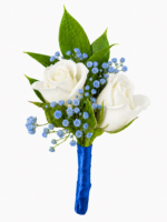 blue rose boutonniere making dream
