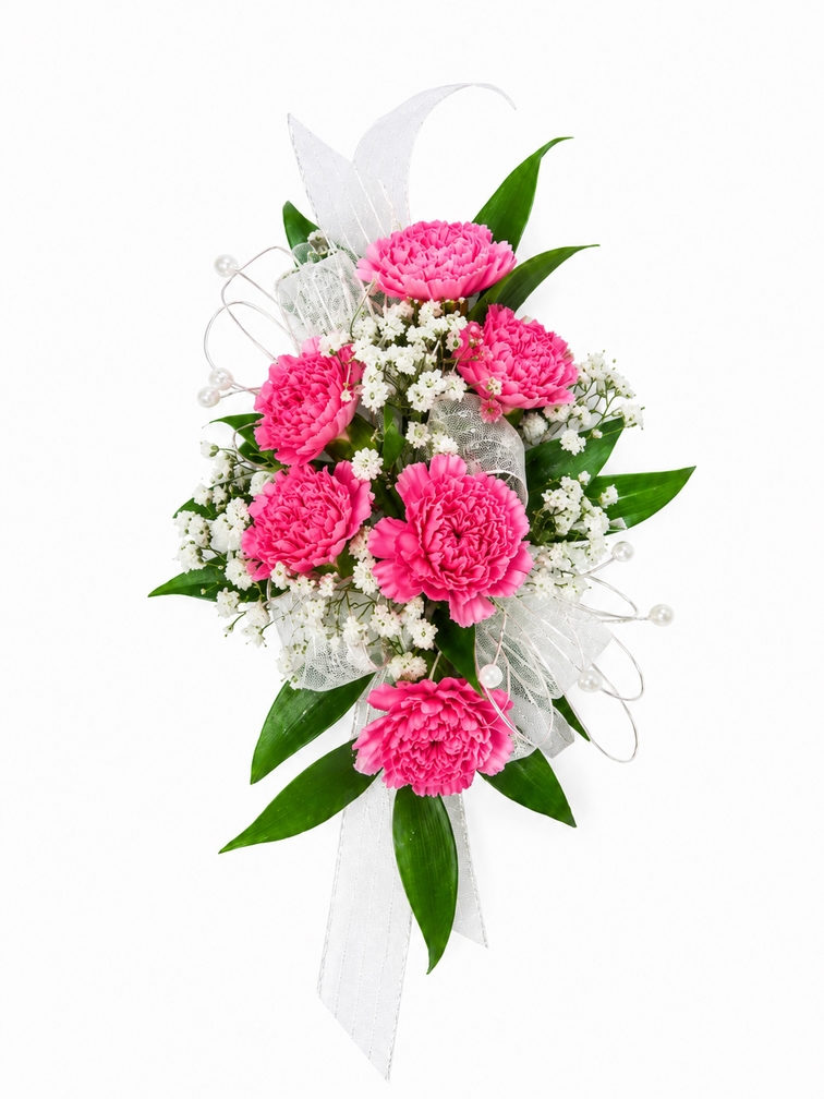 corsage carnation making dream pink