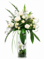 All White Florist Choice Bouquet - Image 2