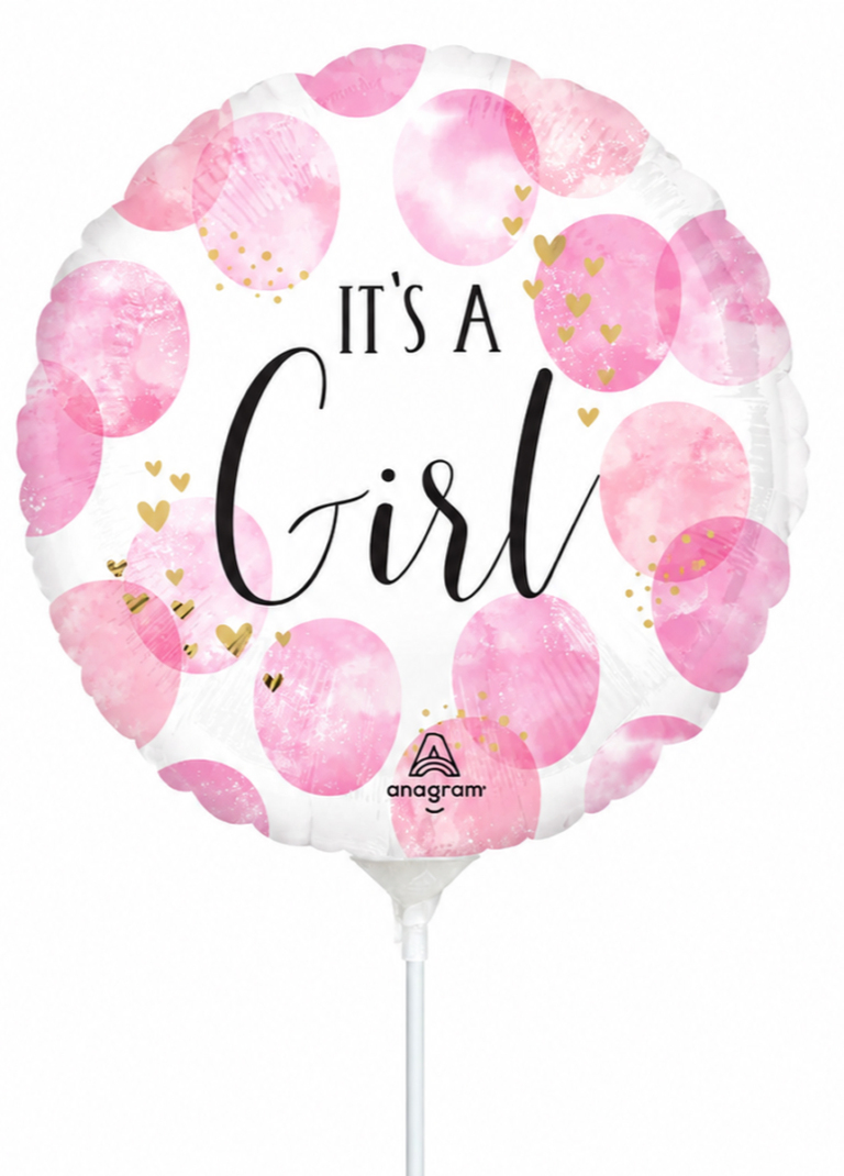 It's a Girl Balloon 9"