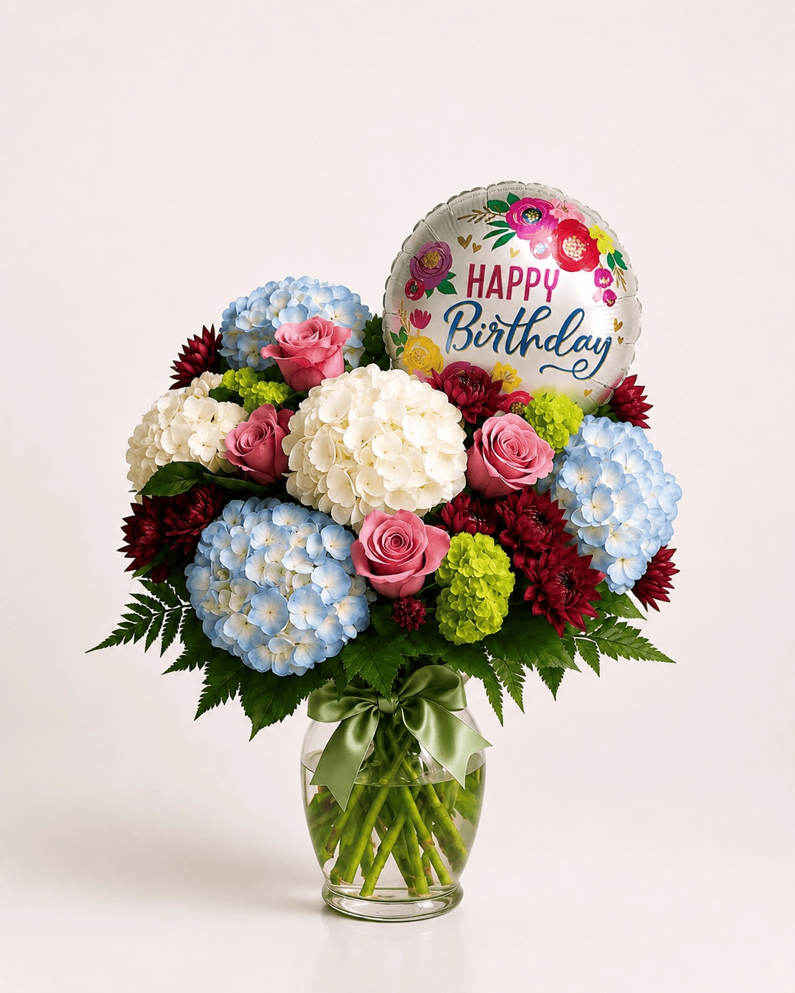 Birthday Hydrangea Wishes