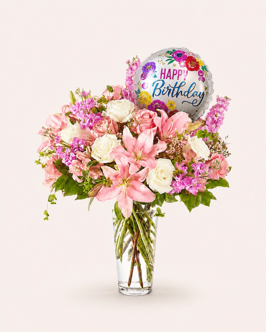 Birthday Lily Celebration vase
