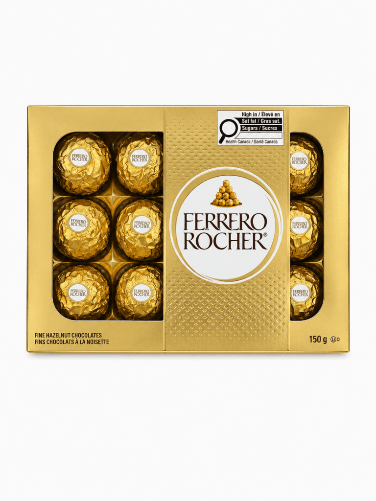 Ferrero Rocher Fine Hazelnut Chocolates - 150g Gift Box