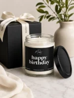 black hbd dream candle