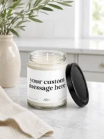 custom message dream candle