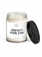 Dream Always With You White Memorial Soy Candle