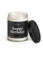Dream Happy Birthday Black Soy Candle