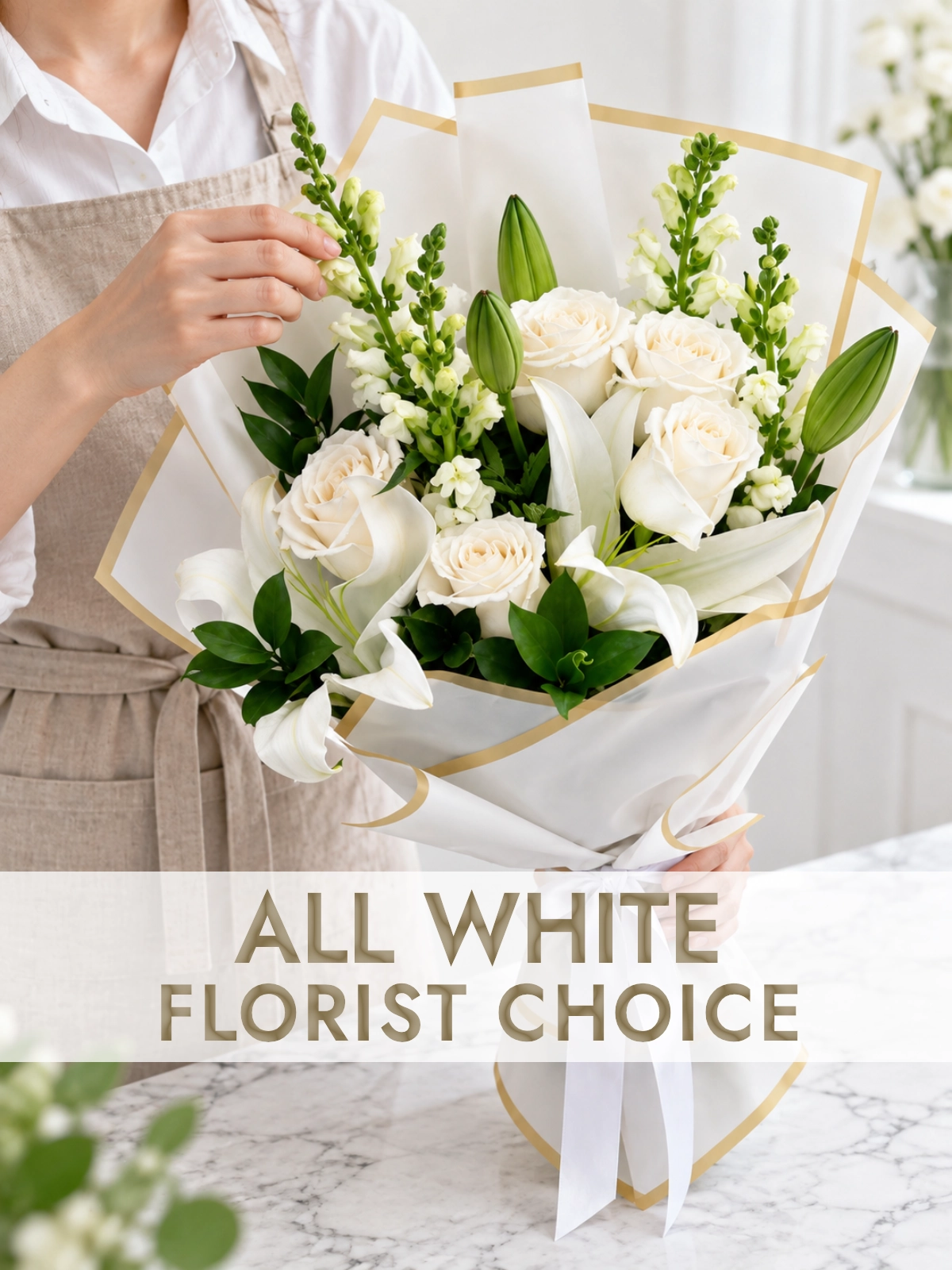 Florist Choice All white