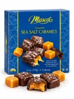 Mascot Gourmet Dark Chocolate Sea Salt Caramels - 170 g (9 Pieces)