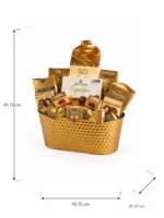 Chocolate Gift Basket - gift basket size 45.72 cm long, 20.32 cm wide and 45.72 cm high