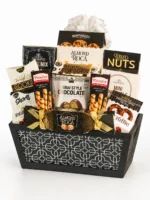 Chocolate Snack Gift Basket - premium gift basket front view